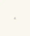 Sunjewels Piercing Studio - Round Diamond Flat Back Stud In White