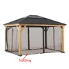 Sunjoy Universal Mosquito Netting For 11 ×13 Ft Wood Framed Gazebos In Black