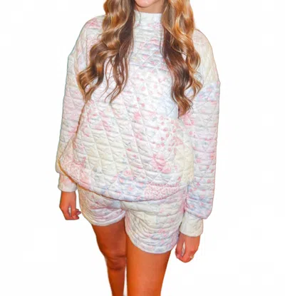Sunkissed Coconut Cloud Nine Patchwork Set In Off White In Multi