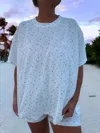 Sunkissed Coconut Floral T-shirt In White