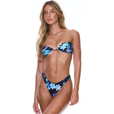 Sunkissed Le Bandeau Strapless Swim Top In Purple