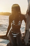 Sunkissed Le Triangle String Bikini Top In Oyster, Women's At Urban Outfitters