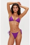 Sunkissed Le Triangle String Bikini Top In Purple, Women's At Urban Outfitters In Purple