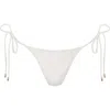 Sunkissed Le Triangle Swim Bottom In Coco White