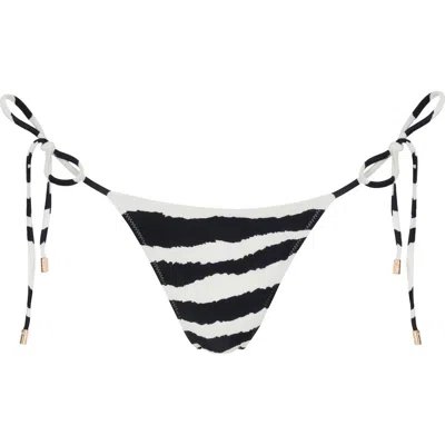 Sunkissed Le Triangle Swim Bottom In Wild Zebra