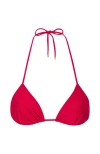 Sunkissed Le Triangle Swim Top In Cherry