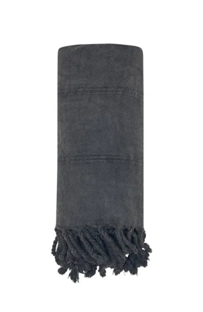 Sunkissed Sand Free Beach Towel In Bali Charcoal