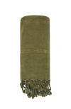 Sunkissed Sand Free Beach Towel In Capri Olive Green