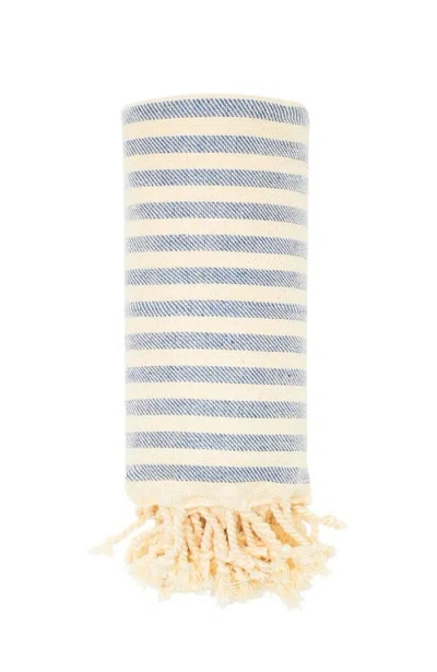 Sunkissed Sand Free Beach Towel In Saint Tropez Navy Blue
