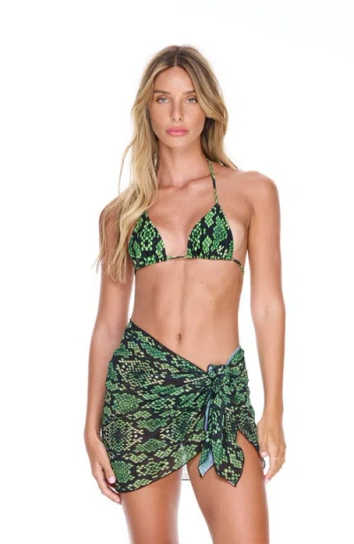 Sunkissed Sarong Skirt In Gray