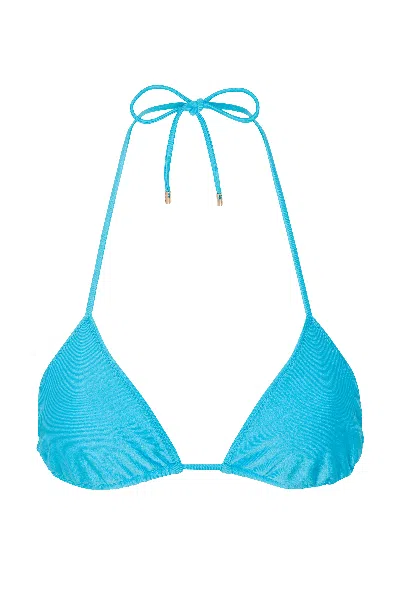 Sunkissed Women's Blue Le Triangle Top - Turquoise