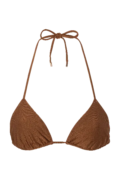 Sunkissed Women's Brown Le Triangle Top - Espresso Martini