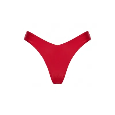 Sunkissed Women's Le Sporty Bottom - Cherry Red