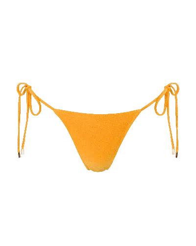 Sunkissed Women's Le Triangle Bottom - Sunshine Yellow In Orange
