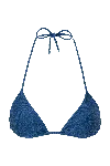Sunkissed Le Triangle String Bikini Top In Blue