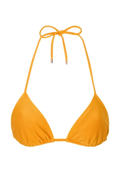 Sunkissed Women's Le Triangle Top - Sunshine Yellow In Orange
