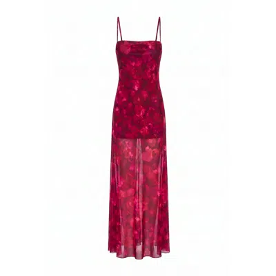 Sunkissed Women's Red Beach To Bar Dress - Rouge