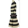 Sunlily Women's Foldable Packable Travel Sun Hat In Black Cream Stripe