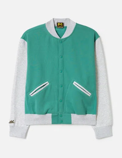 Sunlove Bench Sweat Jacket In Green