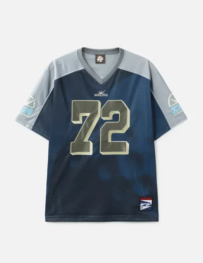 Sunlove Sun Sport Mesh Tee In Blue