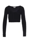 Sunnei Long-sleeved Blouse With Round Neck