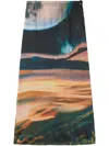 Sunnei Annemarie-print Skirt In Black