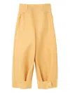 Sunnei Armatura Cholo Trousers In Yellow