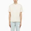 Sunnei Logo Print Crewneck T-shirt In Neutrals
