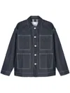 Sunnei Bellidentro Denim Jacekt In Blue