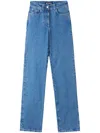 Sunnei Bellideontro Straight-leg Jeans In Blue