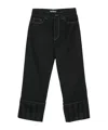 Sunnei Belt-loop Jeans In Black