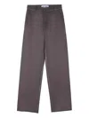 Sunnei Belt-loops Trousers In Purple