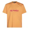 Sunnei Short-sleeved T-shirt In Peach