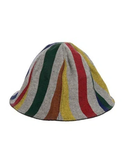Pre-owned Sunnei Black Multicolor Cotton Bucket Hat