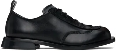 Sunnei Black Stringata Form Derbys In 001 Black
