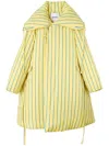 Sunnei Blanket Coat In Yellow