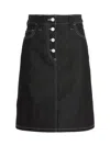 Sunnei Blue Belli Dentro Denim Miniskirt In Blue