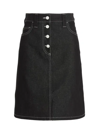 SUNNEI BLUE DENIM SKIRT