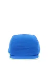 Sunnei Blue Solid Baseball Hat In Red
