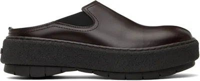 Sunnei Brown Cemento Mules In 0115 Brown