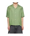 Sunnei Green Buttoned Shirt In Green