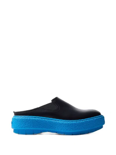 Sunnei Cemento Platform Mules In Blue