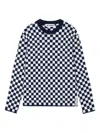 Sunnei Checkerboard-pattern Sweater In Multi