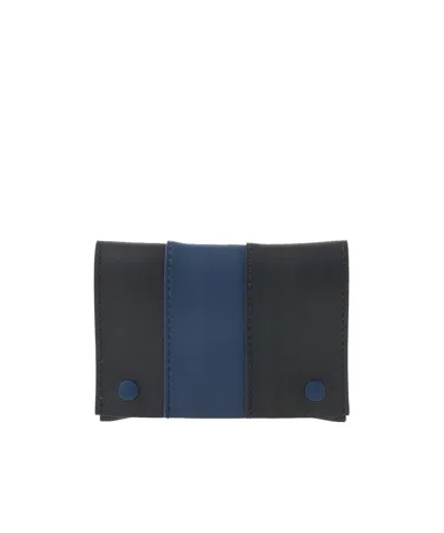 Sunnei Color Matching Design Wallet In Black