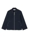 Sunnei Contrast Stitching Simo Jacket In Blue