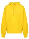 Sunnei Cotton Sweatshirt Unisex In Yellow