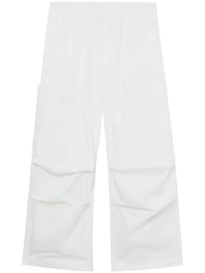 Sunnei Coulisse Cargo Trousers In White