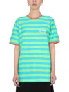 Sunnei X Biffi Striped Crew-neck T-shirt In Multi