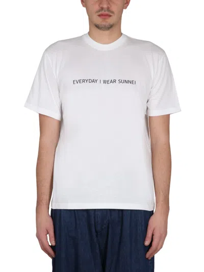 SUNNEI SUNNEI CREWNECK T-SHIRT