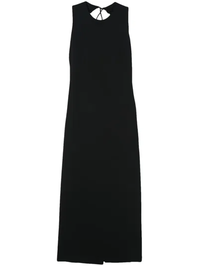 Sunnei Cut Out-detail Sleeveless Dress In Black